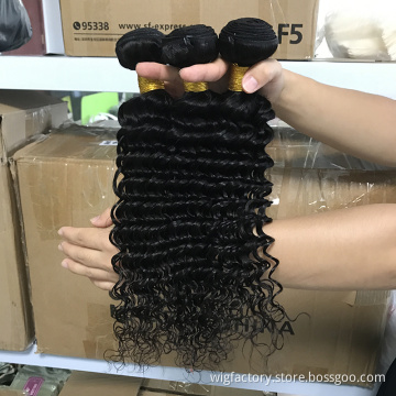 100% unprocessed cuticle aligned raw indian hair, deep wave raw virgin hair wholesale, virgin human hair ghana